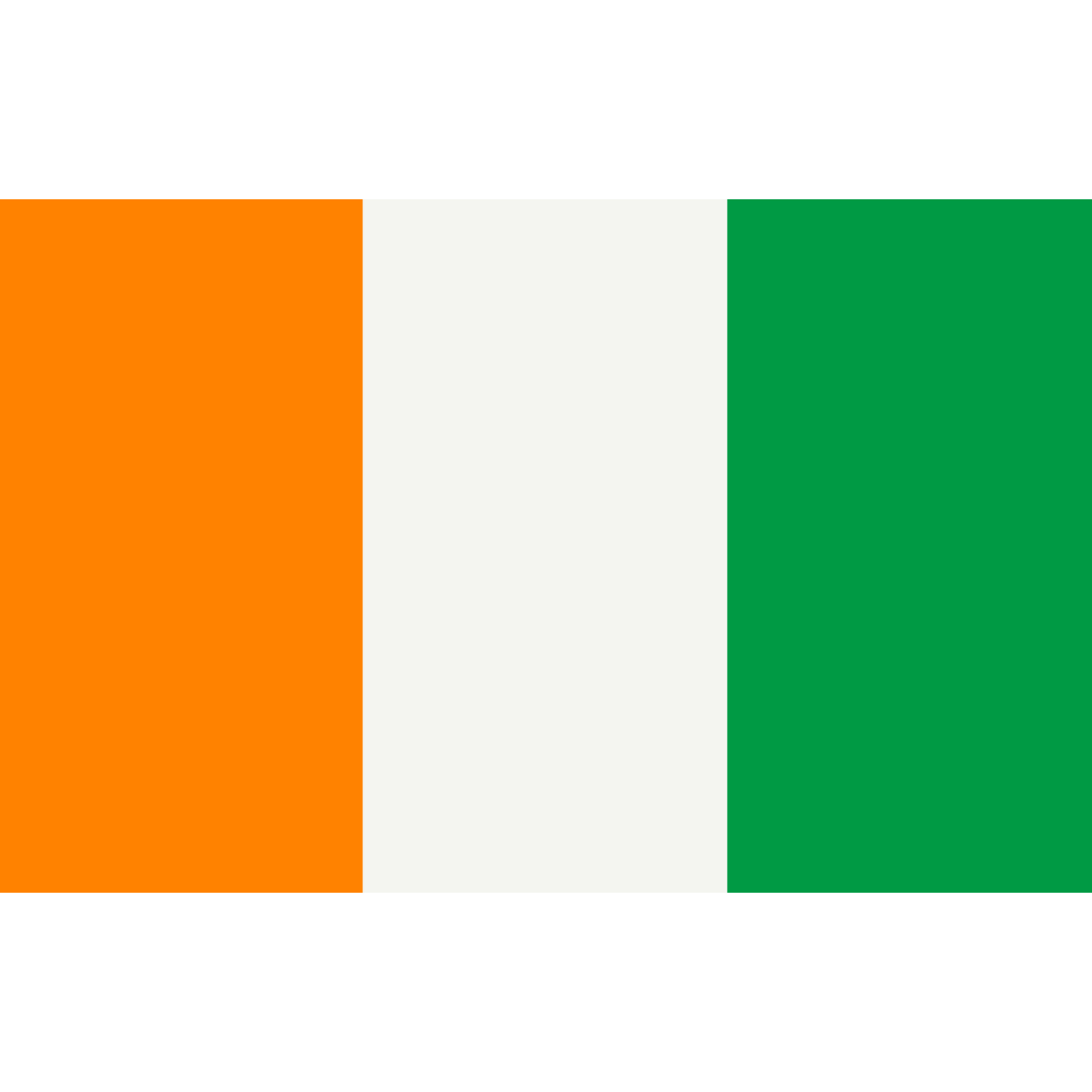 Drapeau de la Côte d'Ivoire représentant la cuisine ivoirienne au restaurant Ubuntu