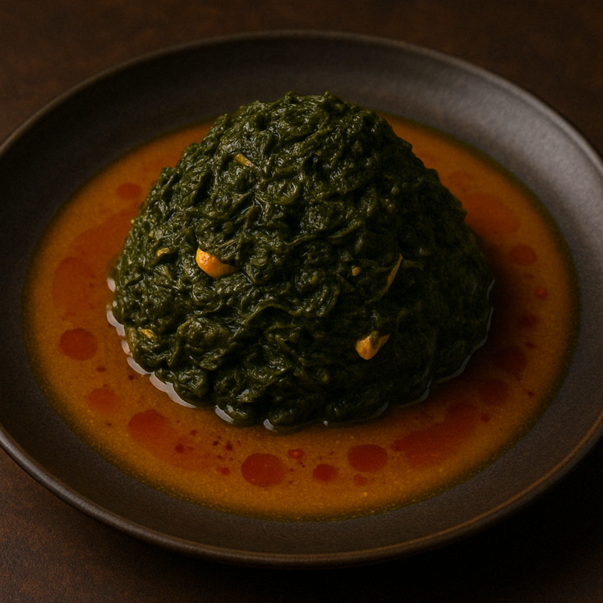 Ngoundja, spécialité centrafricaine servie au restaurant Ubuntu