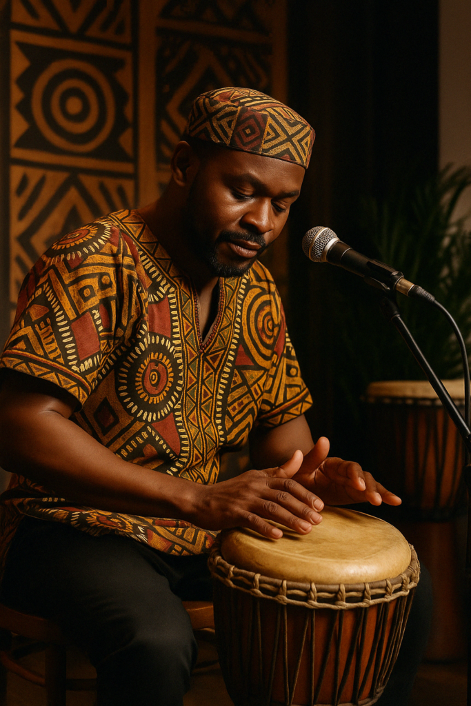 le voyage d'un artiste à travers son talent de musique